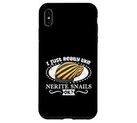 J'aime Mon Escargot de Course zèbre Coque pour iPhone XS Max