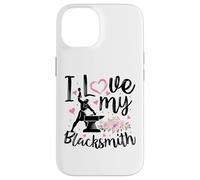 J'aime Mon Forgeron drôle, épouse, Petite Amie, Femme Coque pour iPhone 14