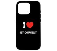 J'aime Mon Grand Pays Coque pour iPhone 16 Pro