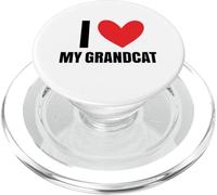 J'aime Mon Grand-père, Animal de Compagnie drôle, Grand-mère, Grand-père, Chat, Papa, Adore PopSockets PopGrip pour MagSafe