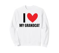 J'aime Mon Grand-père, Animal de Compagnie drôle, Grand-mère, Grand-père, Chat, Papa, Adore Sweatshirt