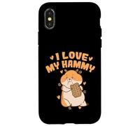 J'aime Mon hammy, Rongeur, Hamster Coque pour iPhone X/XS