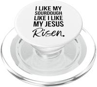 J'aime Mon levain comme Mon Jésus ressuscité, drôle de chrétien PopSockets PopGrip pour MagSafe