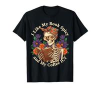 J'aime Mon Livre préféré Café épicé Lecteur de crâne glacé T-Shirt