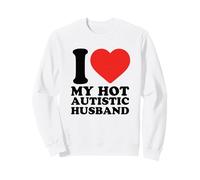 J'aime Mon Mari autiste Sexy Sensibilisation à l'Autisme Sweatshirt