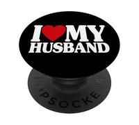 J'aime Mon Mari, Love Women Valentine Wife Matching PopSockets PopGrip Adhésif