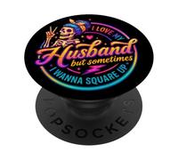 J'aime Mon Mari mais Parfois de l'humour PopSockets PopGrip Adhésif