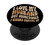 J'aime Mon Mari mais Parfois J'Ai Envie de me retrouver. Funny Fall PopSockets PopGrip Adhésif