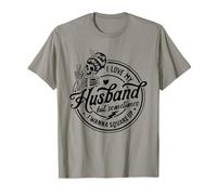 J'aime Mon Mari mais Parfois J'Ai Envie d'un Squelette carré T-Shirt