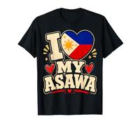 J'aime Mon Mari philippin Asawa Heart Filipino Pride T-Shirt