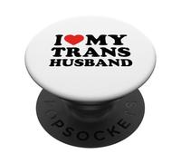 J'aime Mon Mari transgenre LGBTQ PopSockets PopGrip Adhésif