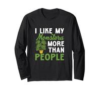 J'aime Mon Monstera Plus Que Les Gens pour Les Amateurs de philodendrons Manche Longue