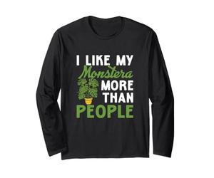 J'aime Mon Monstera Plus Que Les Gens pour Les Amateurs de philodendrons Manche Longue