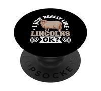 J'aime Mon Mouton Lincoln PopSockets PopGrip Adhésif