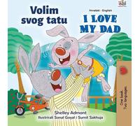 J'aime mon papa (livre pour enfants bilingue croate-anglais)