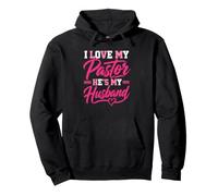 J'aime Mon Pasteur, C'est Mon Mari, la Femme du Pasteur Sweat à Capuche