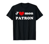J'aime mon Patron, French Boss Love T-Shirt