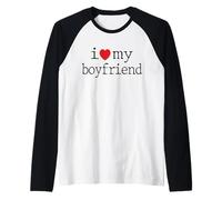 J'aime Mon Petit ami - J'aime Mon Petit ami Manche Raglan
