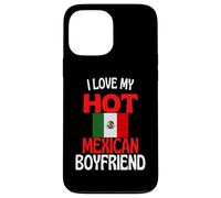 J'aime Mon Petit ami Mexicain Chaud Funny Mexico Coque pour iPhone 13 Pro Max