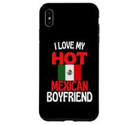 J'aime Mon Petit ami Mexicain Chaud Funny Mexico Coque pour iPhone XS Max