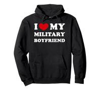 J'aime Mon Petit ami Militaire, J'aime Mon Petit ami Militaire Sweat à Capuche