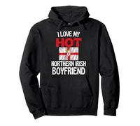 J'aime Mon Petit ami Nord-Irlandais Chaud Funny Northern Sweat à Capuche