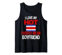 J'aime Mon Petit ami portoricain Chaud, Funny Puerto Rico Débardeur