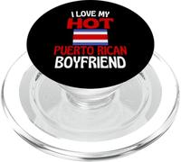 J'aime Mon Petit ami portoricain Chaud, Funny Puerto Rico PopSockets PopGrip pour MagSafe