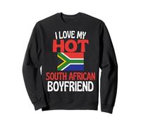 J'aime Mon Petit ami sud-Africain Chaud, drôle d'Afrique du Sud Sweatshirt