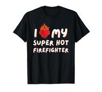 J'aime mon pompier super sexy - Épouse de pompier de Saint-Valentin T-Shirt