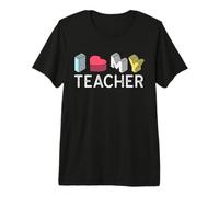 J'aime Mon Professeur Mignon appréciation des Enseignants T-Shirt Haut de Gamme
