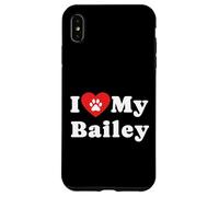 J'aime Mon propriétaire de Chien Bailey Coque pour iPhone XS Max