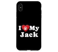 J'aime Mon propriétaire de Chien Jack Coque pour iPhone XS Max
