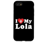 J'aime Mon propriétaire de Chien Lola Coque pour iPhone SE (2020) / 7/8