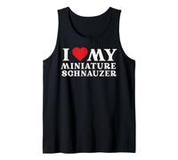 J'aime Mon Schnauzer Miniature Qui Aime Les Chiens, Maman drôle Débardeur