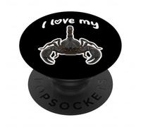 J'aime Mon Scorpion PopSockets PopGrip Adhésif
