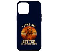 J'aime mon setter irlandais et peut-être un propriétaire de chien drôle à 3 personnes Coque pour iPhone 12 Pro Max