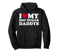 J'aime Mon Sugar Daddy J'aime Mon Petit ami Sugar Daddy Funny Sweat à Capuche