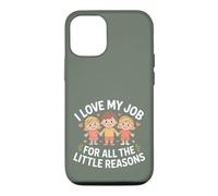 J'aime Mon Travail pour Toutes Ces Petites Raisons Coque pour iPhone 12/12 Pro