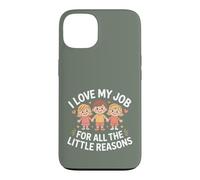 J'aime Mon Travail pour Toutes Ces Petites Raisons Coque pour iPhone 13
