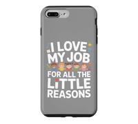 J'aime Mon Travail pour Toutes Ces Petites Raisons Coque pour iPhone 7 Plus/8 Plus
