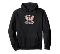 J'aime Mon Travail pour Toutes Ces Petites Raisons Sweat à Capuche