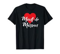 J'aime Mont-de-Marsan France Femmes Coeur T-Shirt