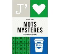 J'aime - Mots mystères 180 grilles à thème - Richard Hamel - Bravo - broché - Livre-jeu