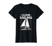J'aime Naviguer, Nautical Ocean Passion T-Shirt Graphique avec Valeur