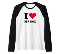 J'aime New York Manche Raglan