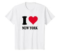 J'aime New York T-Shirt, Enfant, Blanc, 12 Ans