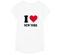 J'aime New York T-Shirt, Fille, Blanc, S