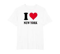 J'aime New York T-Shirt, Homme Grandes Tailles, Blanc, 6X Tall