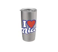 J'aime Nico Gobelet isotherme en acier inoxydable double paroi